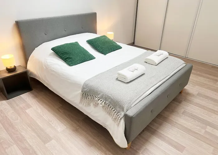 Lägenhet Coeur Des Moissons, Centre Avec Parking Prive Reims