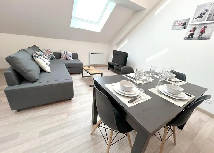 Lägenhet Coeur Des Moissons, Centre Avec Parking Prive