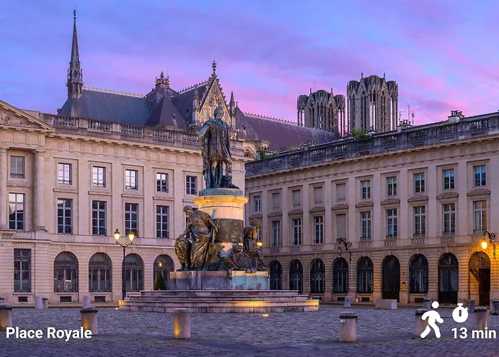 Coeur Des Moissons, Centre Avec Parking Prive Lägenhet Reims
